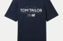 Футболка T-Shirt mit Logo Print 1041871ХХ10302 Tom Tailor L Темно-синий 1041871ХХ10302 Фото 4
