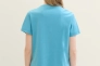 Футболка T-Shirt mit Print 1040544ХХ35313 Tom Tailor L Блакитний 1040544ХХ35313 Фото 2