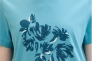 Футболка T-Shirt mit Print 1040544ХХ35313 Tom Tailor L Блакитний 1040544ХХ35313 Фото 3