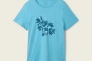 Футболка T-Shirt mit Print 1040544ХХ35313 Tom Tailor L Блакитний 1040544ХХ35313 Фото 4