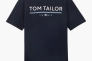 Футболка T-SHIRT WITH A LOGO PRIN 1040988-10668 Tom Tailor L Темно-синій 1040988-10668 Фото 5