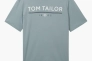 Футболка T-SHIRT WITH A LOGO PRIN 1040988-27475 Tom Tailor M Голубой 1040988-27475 Фото 5