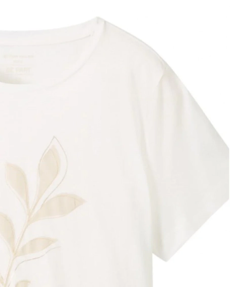 Футболка T-SHIRT WITH A PRINT 1040544-10315 Tom Tailor L Білий 1040544-10315 фото 5 — інтернет-магазин Tapok