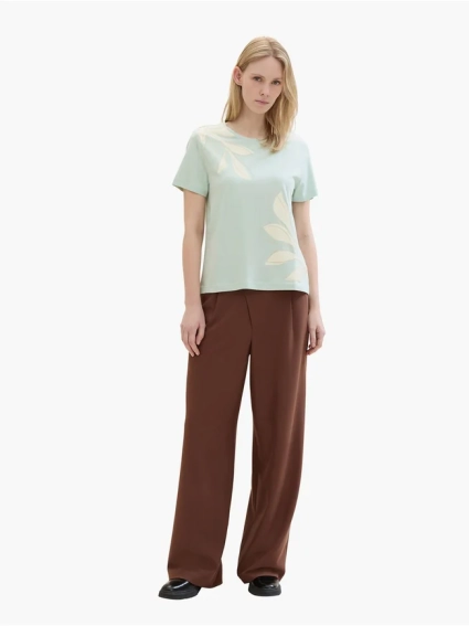 Футболка T-SHIRT WITH A PRINT 1040544-17549 Tom Tailor L Блакитний 1040544-17549 фото 4 — інтернет-магазин Tapok