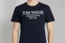 Футболка t-shirt with print 1021229XX1010668 Tom Tailor S Темно-синий 1021229XX1010668 Фото 1