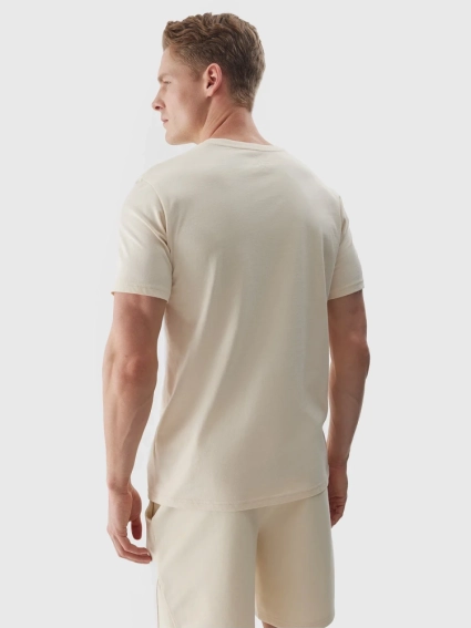 Футболка TSHIRT M1284 4FWSS24TTSHM1284-83S 4F XL Бежевий 4FWSS24TTSHM1284-83S фото 2 — інтернет-магазин Tapok