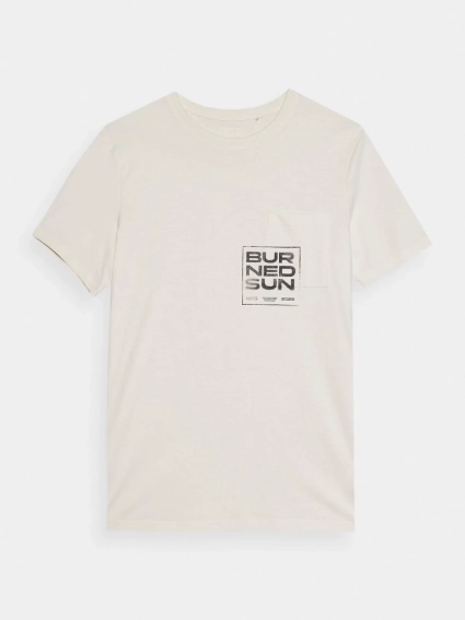Футболка TSHIRT M1284 4FWSS24TTSHM1284-83S 4F XL Бежевий 4FWSS24TTSHM1284-83S фото 5 — інтернет-магазин Tapok