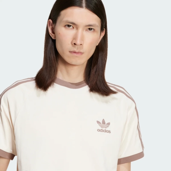 Футболка UNI 3-STRIPES TEE JN7020 Adidas L Бежевый JN7020 фото 3 — интернет-магазин Tapok