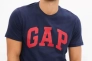 Футболка V-BASIC LOGO T 550338-04 GAP L Темно-синий 550338-04 Фото 1