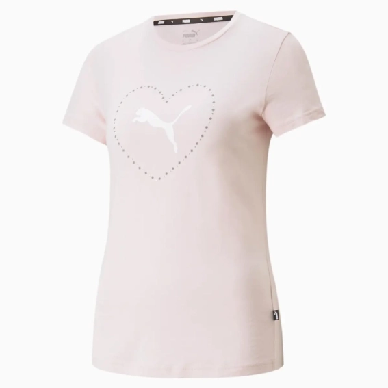 Футболка Valentine&#39;s Day Graphic Tee 84840816 Puma XS Розовый 84840816 фото 4 — интернет-магазин Tapok