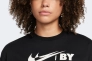 Футболка W NSW CROP TEE GLS FZ4635-010 Nike S Черный FZ4635-010 Фото 3
