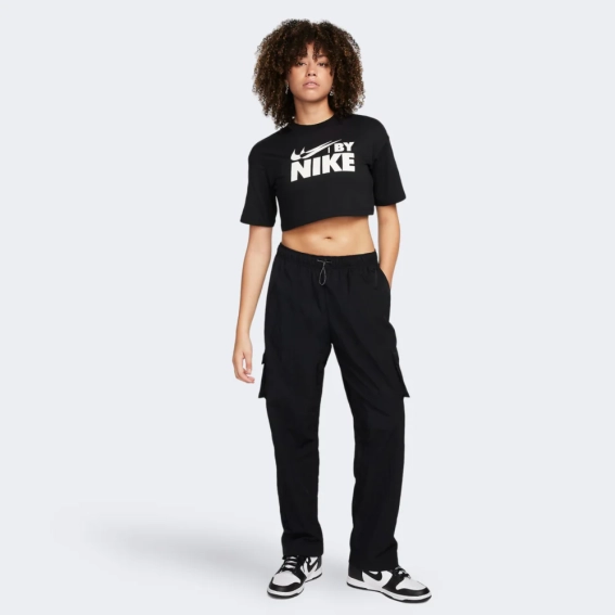 Футболка W NSW CROP TEE GLS FZ4635-010 Nike S Черный FZ4635-010 фото 5 — интернет-магазин Tapok