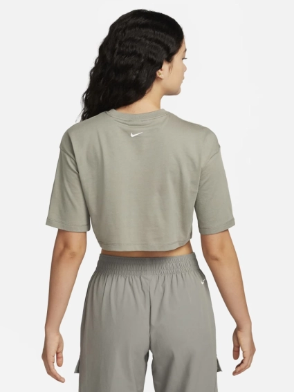 Футболка W NSW CROP TEE GLS FZ4635-053 Nike M Темно-серый FZ4635-053 фото 2 — интернет-магазин Tapok