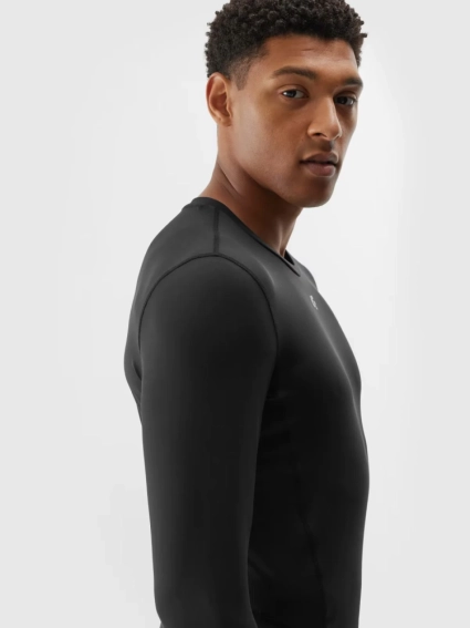 Футболка з довгим рукавом LONGSLEEVE FNK 4FWAW24TFLOM273-20S 4F XL Чорний 4FWAW24TFLOM273-20S фото 4 — інтернет-магазин Tapok