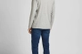 Футболка с длинными рукавами JJHERRO TEE LS CREW NECK 12188712-Light Grey Melange-Fit:REG Фото 2