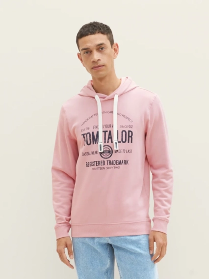 Худі 1038605-11055 Tom Tailor L Розовий 1038605-11055 фото 1 — інтернет-магазин Tapok