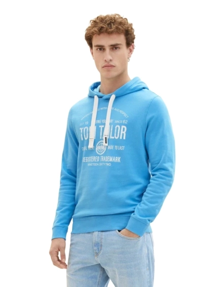 Худі 1038605-18395 Tom Tailor L Блакитний 1038605-18395 фото 1 — інтернет-магазин Tapok