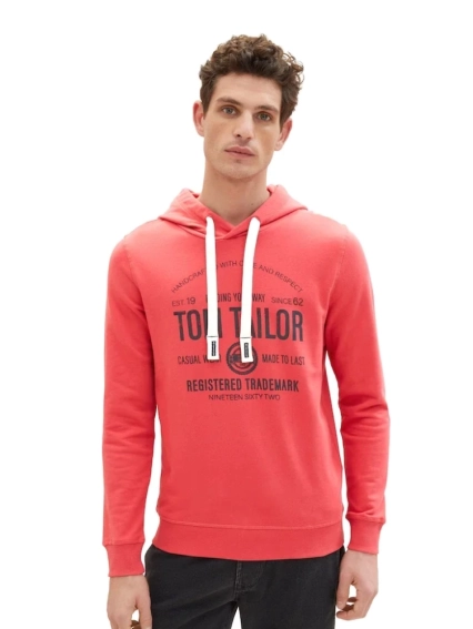 Худі 1038605-31045 Tom Tailor L Червоний 1038605-31045 фото 1 — інтернет-магазин Tapok