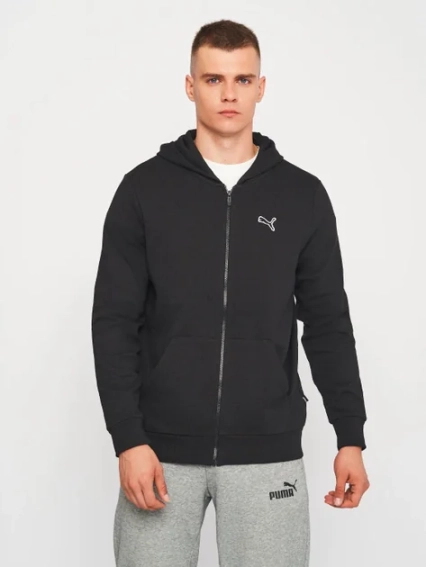 Худі BETTER ESSENTIALS FZ Hoodie 67681501 Puma L Чорний 67681501 фото 1 — інтернет-магазин Tapok