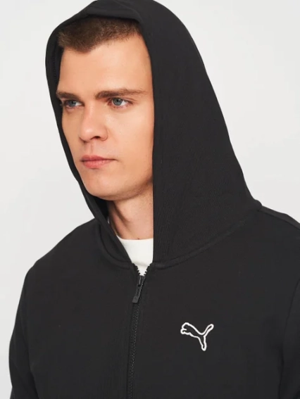 Худі BETTER ESSENTIALS FZ Hoodie 67681501 Puma L Чорний 67681501 фото 3 — інтернет-магазин Tapok