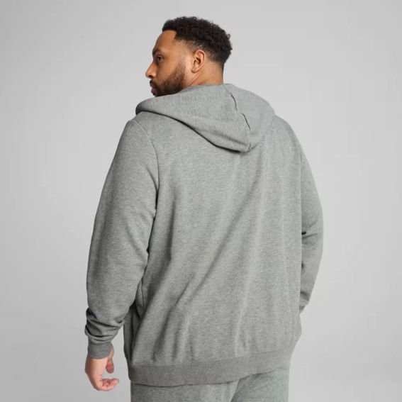 Худые ESS Full-Zip Hoodie 68258803 Puma L Серый 68258803 фото 3 — интернет-магазин Tapok