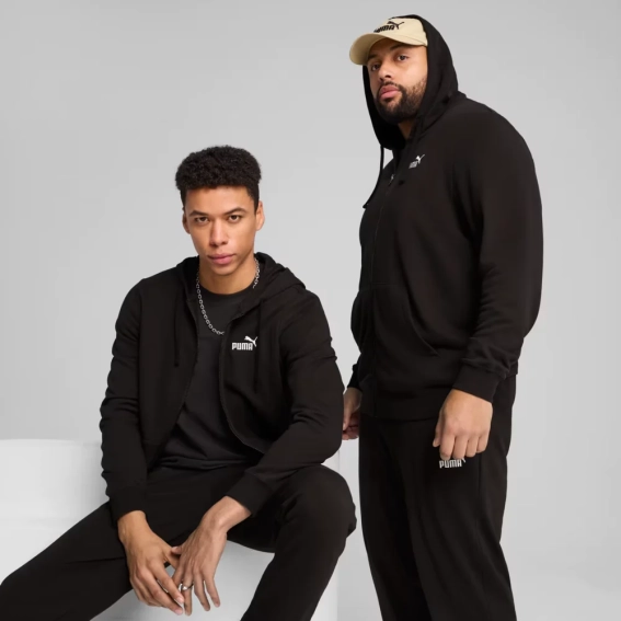 Худі ESS Full-Zip Hoodie 68258801 Puma 3XL Чорний 68258801 фото 1 — інтернет-магазин Tapok