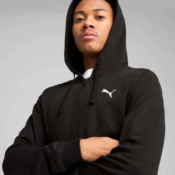 Худі ESS Full-Zip Hoodie 68259201 Puma L Чорний 68259201 фото 3 — інтернет-магазин Tapok