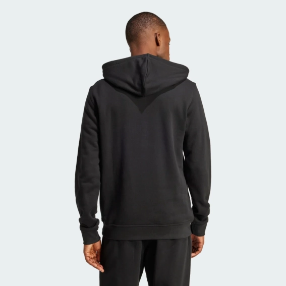 Худі ESS HOODIE FT JD2404 Adidas L Чорний JD2404 фото 2 — інтернет-магазин Tapok