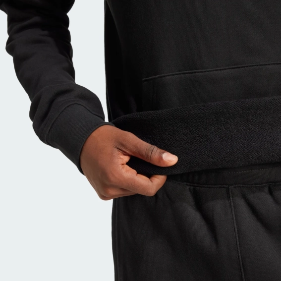 Худі ESS HOODIE FT JD2404 Adidas L Чорний JD2404 фото 4 — інтернет-магазин Tapok