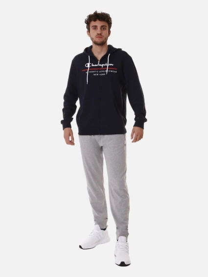 Худые hooded full zip sweatshirt 219730-BS501 Champion L Темно-синий 219730-BS501 фото 3 — интернет-магазин Tapok