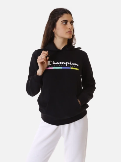Худі hooded sweatshirt 117104-KK001 Champion L Чорний 117104-KK001 фото 1 — інтернет-магазин Tapok