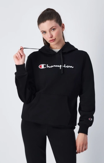 Худі HOODED SWEATSHIRT 117529-KK001 Champion L Чорний 117529-KK001 фото 1 — інтернет-магазин Tapok