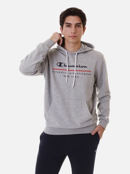 Худые hooded sweatshirt 219729-EM006 Champion L Серый 219729-EM006 фото 1 — интернет-магазин Tapok