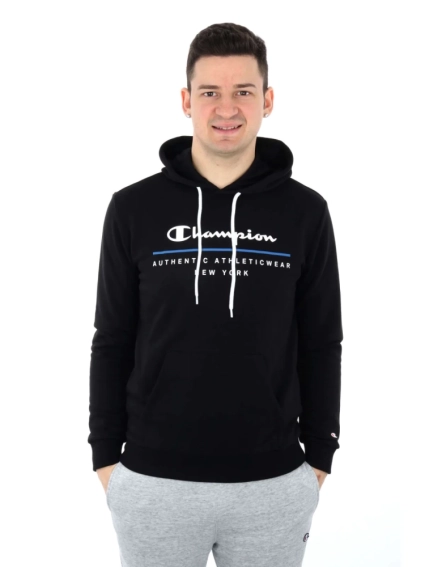 Худые hooded sweatshirt 219729-KK001 Champion L Черный 219729-KK001 фото 1 — интернет-магазин Tapok