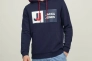 Худые JCOLOGAN SWEAT HOOD AW22 SN 12216327-Navy Blazer Jack&amp;Jones L Темно-синий 12216327-Navy Blazer Фото 1