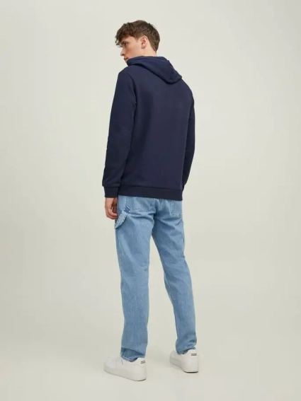 Худые JCOLOGAN SWEAT HOOD AW22 SN 12216327-Navy Blazer Jack&amp;Jones L Темно-синий 12216327-Navy Blazer фото 2 — интернет-магазин Tapok