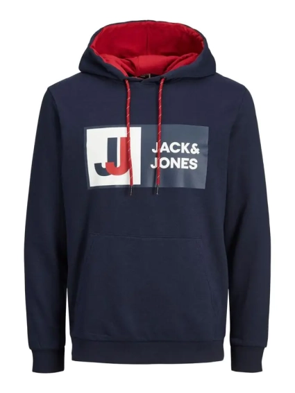 Худые JCOLOGAN SWEAT HOOD AW22 SN 12216327-Navy Blazer Jack&amp;Jones L Темно-синий 12216327-Navy Blazer фото 5 — интернет-магазин Tapok