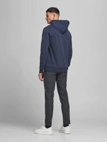 Худые JJEBASIC SWEAT HOOD NOOS 12182537-Navy Blazer-Fit:REG Jack&amp;Jones S Темно-синий 12182537-Navy Blazer-Fit: фото 2 — интернет-магазин Tapok