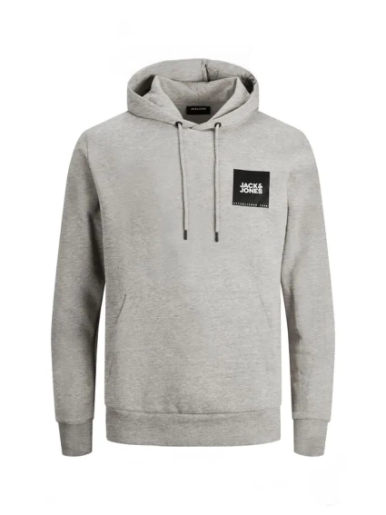 Худі JJLOCK SWEAT HOOD 12213245-Light Grey Melange SMALL Jack&Jones L Сірий 12213245-Light Grey Melan фото 5 — інтернет-магазин Tapok