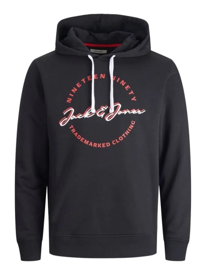 Худі JJSTAMP SWEAT HOOD 12211551-Black Jack&Jones L Чорний 12211551-Black фото 5 — інтернет-магазин Tapok
