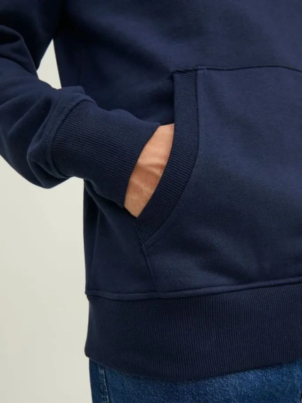 Худые JJSTAMP SWEAT HOOD 12211551-Navy Blazer Jack&amp;Jones L Темно-синий 12211551-Navy Blazer фото 4 — интернет-магазин Tapok