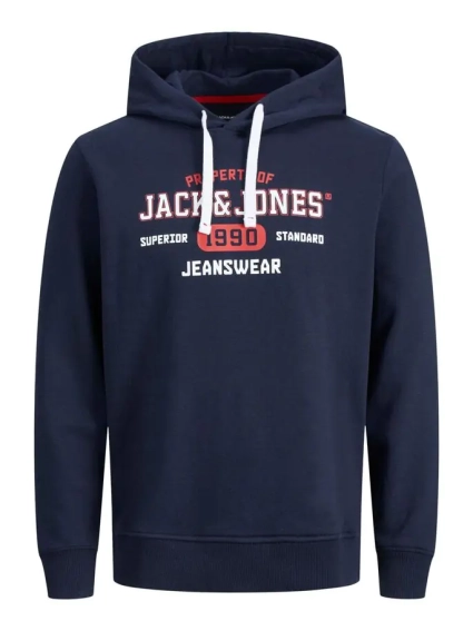 Худые JJSTAMP SWEAT HOOD 12211551-Navy Blazer Jack&amp;Jones L Темно-синий 12211551-Navy Blazer фото 5 — интернет-магазин Tapok