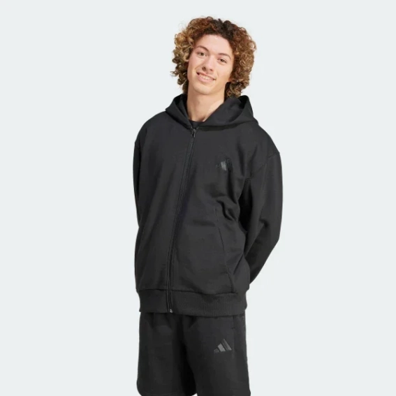 Худі M A SZN FL FZ IX1249 Adidas L Чорний IX1249 фото 1 — інтернет-магазин Tapok