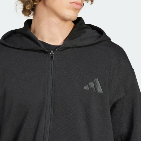 Худі M A SZN FL FZ IX1249 Adidas L Чорний IX1249 фото 3 — інтернет-магазин Tapok
