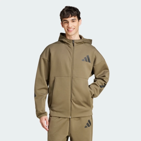 Худі M Z.N.E. FZ JD2910 Adidas L Хакі JD2910 фото 1 — інтернет-магазин Tapok