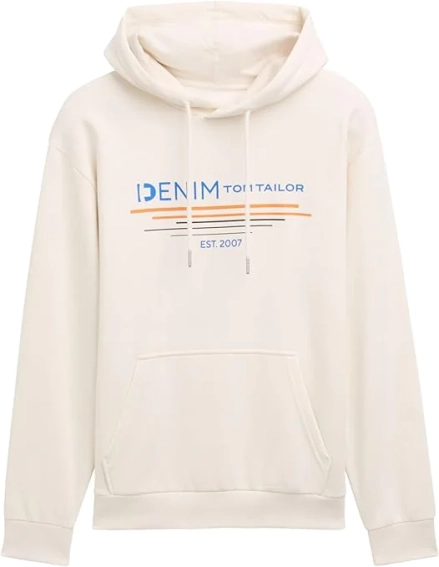 Худые Men&#39;s Sweater 1043298-14471 Tom Tailor L Кремовый 1043298-14471 фото 5 — интернет-магазин Tapok