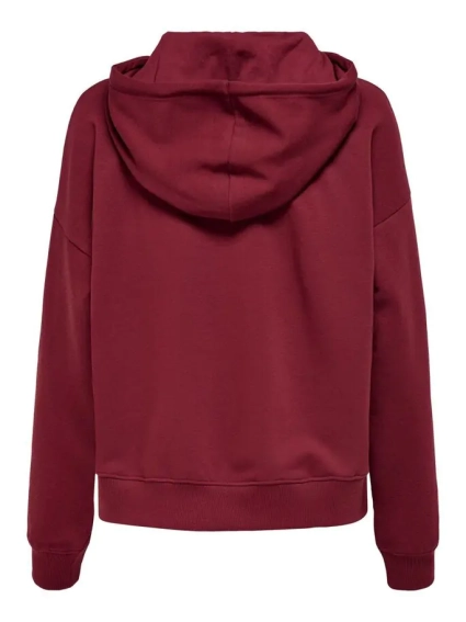 Худые ONLCOLLEGE LIFE L/S HOOD SWT 15235558 Cabernet ONLY XL Бордовый 15235558Cabernet фото 4 — интернет-магазин Tapok