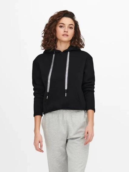 Худые ONLDREAM L/S HOOD SWT 15245133-Black ONLY L Черный 15245133-Black фото 1 — интернет-магазин Tapok