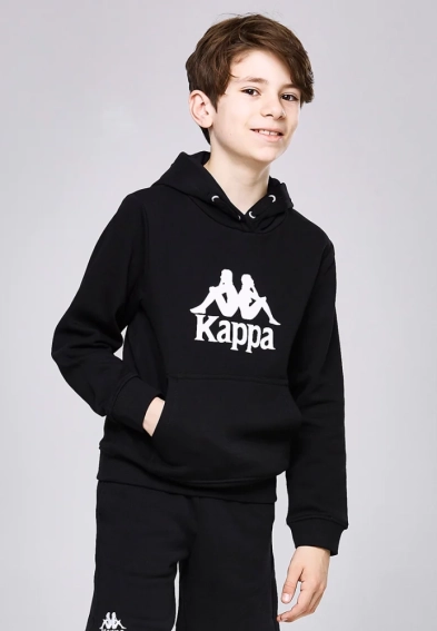 Худи Taino Kids Junior 705322J-19-4006 Kappa 128 Черный 705322J-19-4006 фото 1 — интернет-магазин Tapok