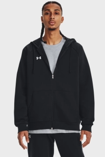 Худі UA Rival Fleece FZ Hoodie 1379767-001 Under Armour M Чорний 1379767-001